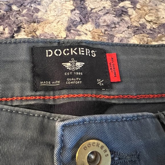 Dockers Jean Cut Pants Slim Fit Gray 32x30 - Picture 5 of 9